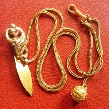 Chatelaine ancienne plaqué d'occasion  Blois