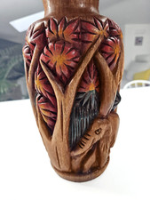 Scultura legno vaso usato  Casapesenna