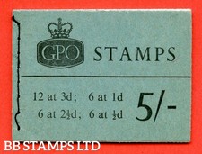 SG. H68p. 5/- Fósforo Azul 1964 maio. Coroa múltipla. Capa azul tipo D B52351 comprar usado  Enviando para Brazil