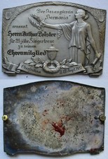 Seltene metall plakette gebraucht kaufen  Borna