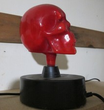Lâmpada Electra Red Lumisource Spooky Skull esculpida electra *veja o vídeo** comprar usado  Enviando para Brazil