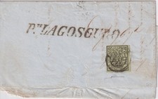 Lettera stato pontificio usato  Vespolate