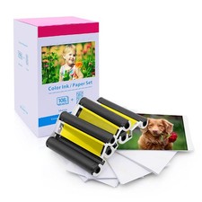 Tinta y papel compatible Canon Selphy CP1300 CP1500 KP-108IN KP108 3 colores... segunda mano  Embacar hacia Mexico