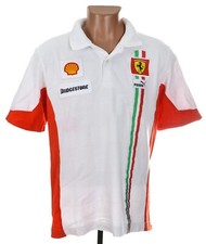 CAMISA POLO DE CORRIDA SCUDERIA FERRARI FORMULA 1 F1 2007/2008 ERA M RAIKKONEN comprar usado  Enviando para Brazil