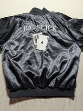 Jaqueta de pôquer Wicked anos 90 vintage Big Slick Texas Holdem Ace Of Spades cetim náilon GG comprar usado  Enviando para Brazil