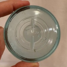 Blue glass lid for sale  Holland