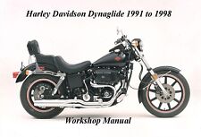 HARLEY DAVIDSON DYNAGLIDE 1991 a 1998 MANUAL DE OFICINA - Arquivos PDF comprar usado  Enviando para Brazil