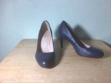 Women navy leather for sale  CROYDON