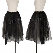 Saia COMME des GARCONS fita de cetim troca tule tamanho XS (K-115604) comprar usado  Enviando para Brazil