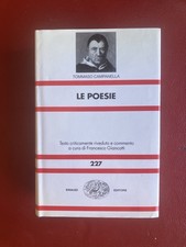 Poesie tommaso campanella usato  Roma