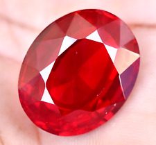 Pedra preciosa solta impressionante certificada rubi vermelho sangue natural Moçambique 70,80 quilates comprar usado  Enviando para Brazil