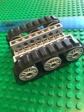 Lego 2 Black Pista de Borracha Caterpillar + 6 Rodas Technic Cinza + Tijolos e Pinos comprar usado  Enviando para Brazil