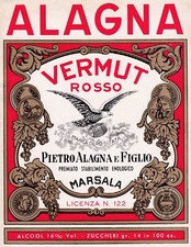 Etichetta vino alagna usato  Palermo