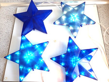 Blinkende sterne blau gebraucht kaufen  Geldern