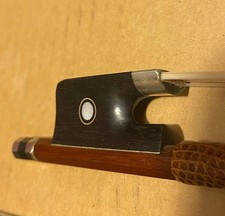 Antigo Antigo Francês Nunca Usado 4/4 Violoncelo Laço Prata MOP Novo Cabelo Novo Punho de Couro comprar usado  Enviando para Brazil