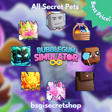 Bubble Gum Simulator Infinity | BGSI | ALL SECRET Pets - MAIS BARATO comprar usado  Enviando para Brazil