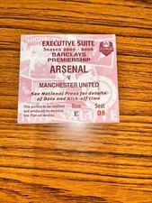 Arsenal manchester united for sale  NORTHWOOD