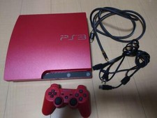 Console Sony PS3 320GB CECH-3000BSR vermelho escarlate com controle, cabo USB e HDMI, usado comprar usado  Enviando para Brazil
