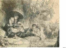 Art peinture rembrandt d'occasion  Fruges