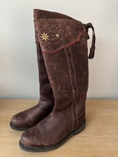 Joules brown leather for sale  CHELMSFORD