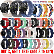 20-22mm Relógio De Nylon Trançado Elástico Faixa Correia de Pulso Esporte Pulseira de substituição comprar usado  Enviando para Brazil