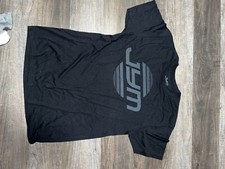 Usado, Camiseta masculina JYM SUPLEMENT SCIENCE 'JYM' logotipo preta academia muscular média comprar usado  Enviando para Brazil