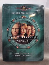 Stargate SG-1 Temporada 3 + Estojo de Lata de Colecionador DVD Ficção Científica, Conjunto de Caixa de Metal Região 4 comprar usado  Enviando para Brazil
