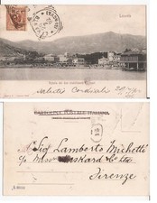 Storia postale cartolina usato  Roma