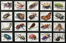 1999 - 33¢ - Scott #3351 - INSECTOS Y ARAÑAS - Juego completo de 20 individuales como nuevo NH segunda mano  Embacar hacia Mexico