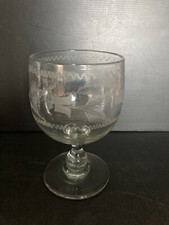 Verre ancien pied d'occasion  Sillé-le-Guillaume