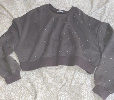 Crop sweatshirt pulli gebraucht kaufen  Korschenbroich