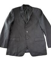 Blazer masculino CALVIN KLEIN Macys loja cinza escuro 2 botões tamanho 40R comprar usado  Enviando para Brazil