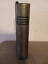 Livre pléiade stendhal d'occasion  Foussemagne