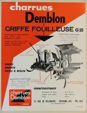 Prospectus brochure charrue d'occasion  Auneau