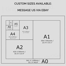 Custom poster printing for sale  HARROW