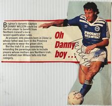 Danny wilson signed for sale  NOTTINGHAM