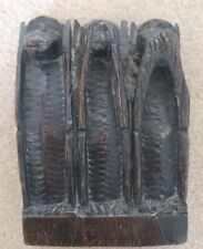 Carved wooden three for sale  OSSETT