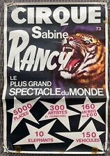 Affiche cirque rancy d'occasion  Tigy