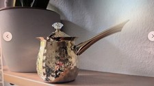Goldfarbener cezve gehämmerte gebraucht kaufen  Berlin