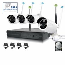 Kit videosorveglianza wireless usato  Arzano