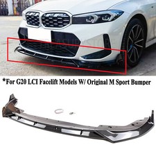 Używany, Carbon Look Front Bumper Splitter Lip For BMW 3 Series G20 330i M340i 2023-2025 na sprzedaż  Wysyłka do Poland