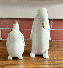 Penguin figurines ceramic for sale  Spokane