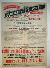 Affiche originale société d'occasion  Fayence