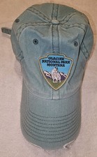 Gorra ajustable de algodón Glacier National Park Montana usada en excelente estado segunda mano  Embacar hacia Mexico