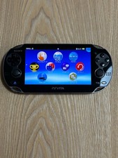 Console preto Sony PS Vita PCH-1100 32GB cartão de memória testado funcionando Japão comprar usado  Enviando para Brazil