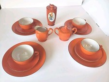 Conjunto de chá de jantar prato japonês laranja  comprar usado  Enviando para Brazil