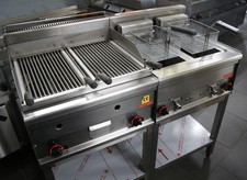 Lavasteingrill doppelfritteuse gebraucht kaufen  Borken
