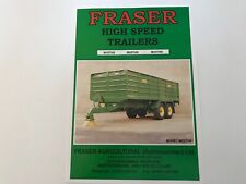 Fraser agricultural high for sale  KENDAL