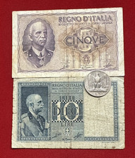 Numismatica banconote regno usato  Pinerolo