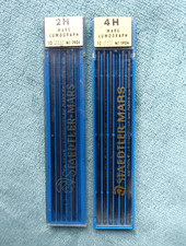 2x cabos de lápis vintage Staedtler Mars lumógrafo 2H e 4H comprar usado  Enviando para Brazil